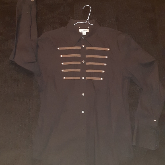 Men's Military-esque Dress Shirt - Picture 10 of 10